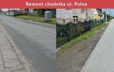 Remont chodnika ul.Poln