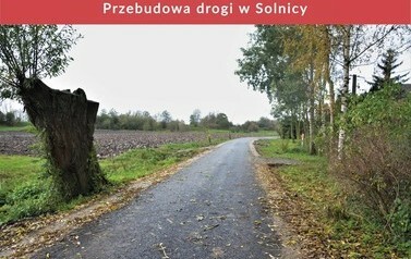 Przebudowa drogi  w Solnicy (Duży)