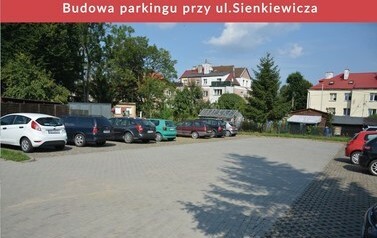 Budowa parkingu przy ul.Sienkiewicza