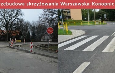 Budowa ronda Warszawska - Morska