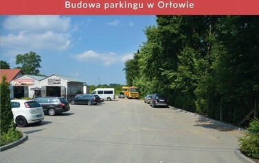 Budowa parkingu w Orłowie