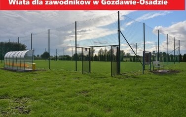 Gozdawa-Osada wiata dla zawodników