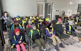 Odwiedziły nas przedszkolaki z Marynowych  3