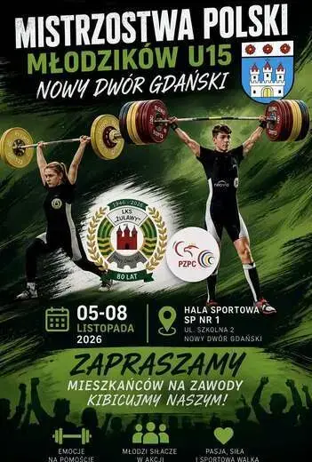 Mistrzostwa Polski U-15 w podnoszeniu ciężar&oacute;w 