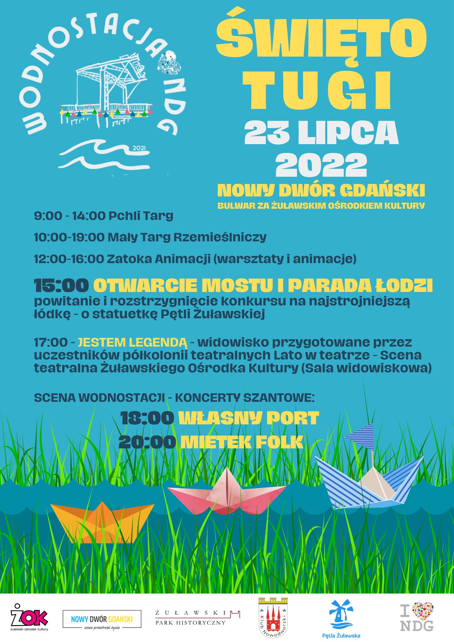 Święto Wody w&nbsp;Nowy Dworze Gdańskim - plakat 