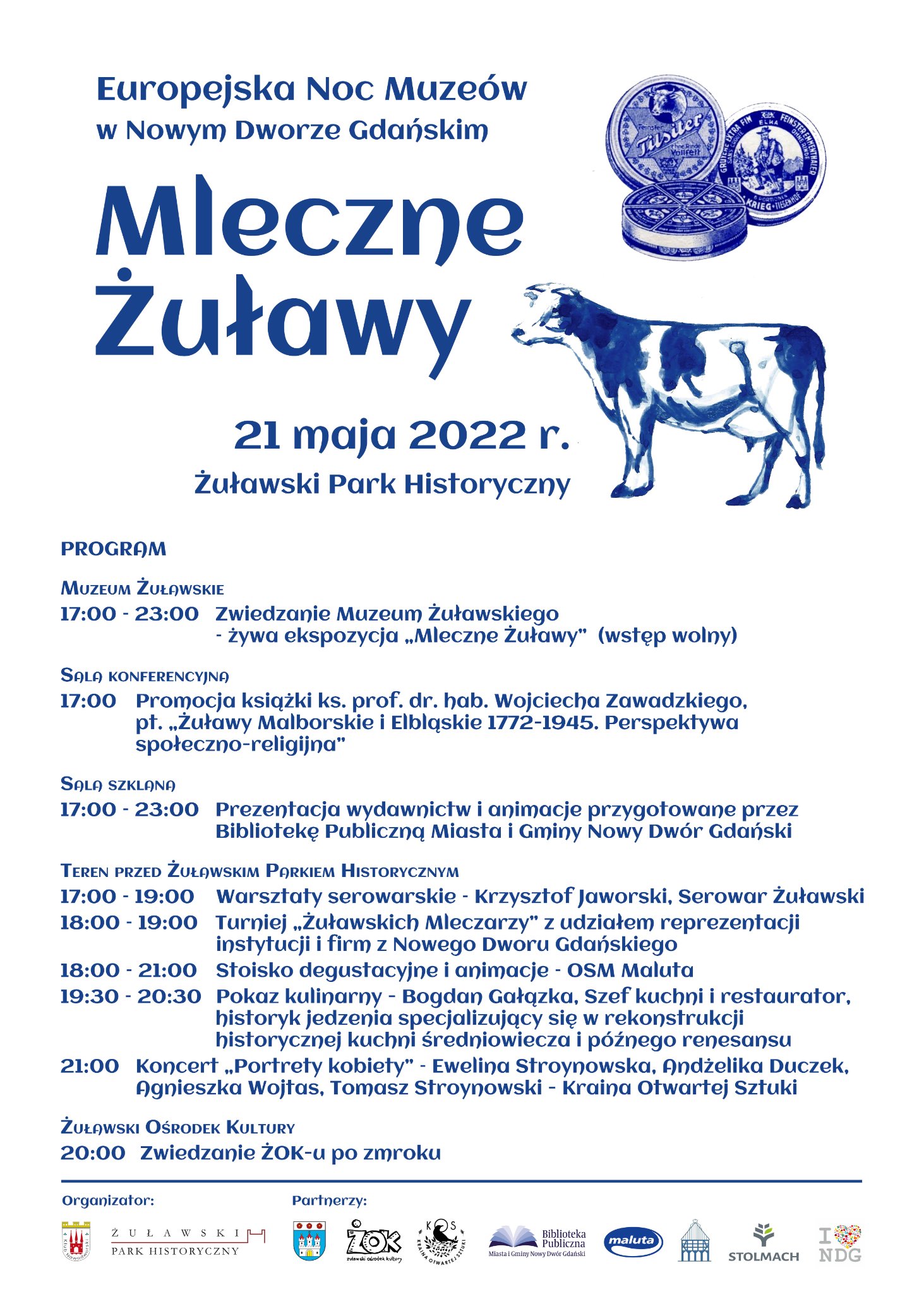 plakat informujący o Nocy Muzeów 