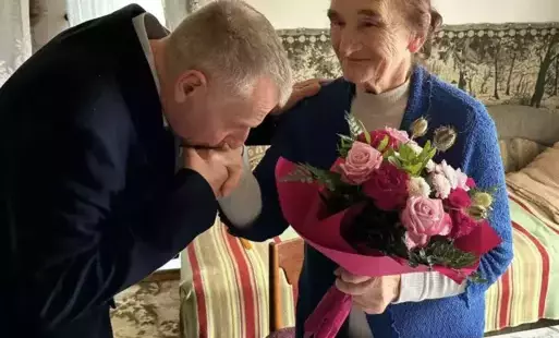 Zdjęcie do 90.urodziny Pani Wady Kułakowskiej