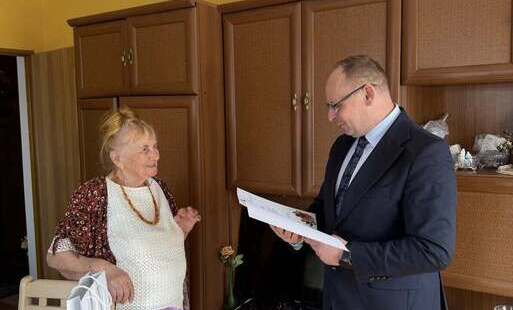 Zdjęcie do 90. urodziny Pani Stanisławy Cieślak