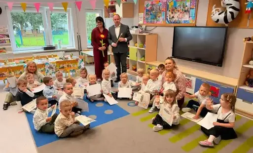 Zdjęcie do Pasowanie na przedszkolaka w Miejskim Przedszkolu