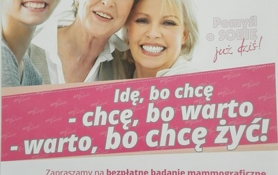 Zdjęcie do Bezpłatne badanie mammograficzne - 29 marca 