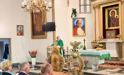 Zdjęcie do W Marzęcinie dziękowano za plony 