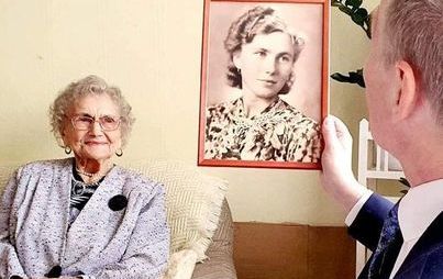 Zdjęcie do 100. urodziny Pani Elli Pyszka 