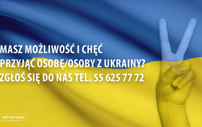 Zdjęcie do Masz możliwość przyjęcia os&oacute;b z Ukrainy? Zgłoś się!