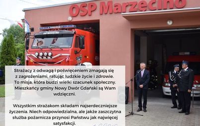 Zdjęcie do Życzenia z okazji Dnia Strażaka 