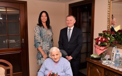 Zdjęcie do 100.urodziny Pani Glazer 