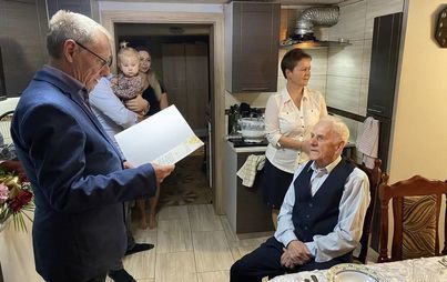 Zdjęcie do 96.urodziny Stanisława Wr&oacute;bla 
