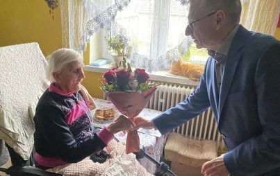 Zdjęcie do 90. urodziny Pani Marii Kozieł 