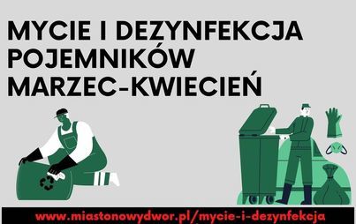 Zdjęcie do MYCIE I DEZYNFEKCJA POJEMNIK&Oacute;W NA ODPADY 