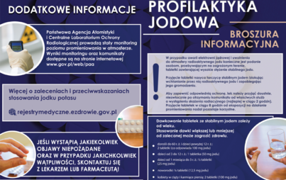 Zdjęcie do Dystrybucja tabletek z jodkiem potasu - PRZECZYTAJ! 