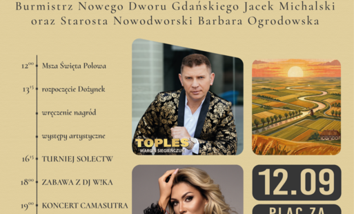 Zdjęcie do Dożynki Żuławskie 12 września w Nowym Dworze Gdańskim 